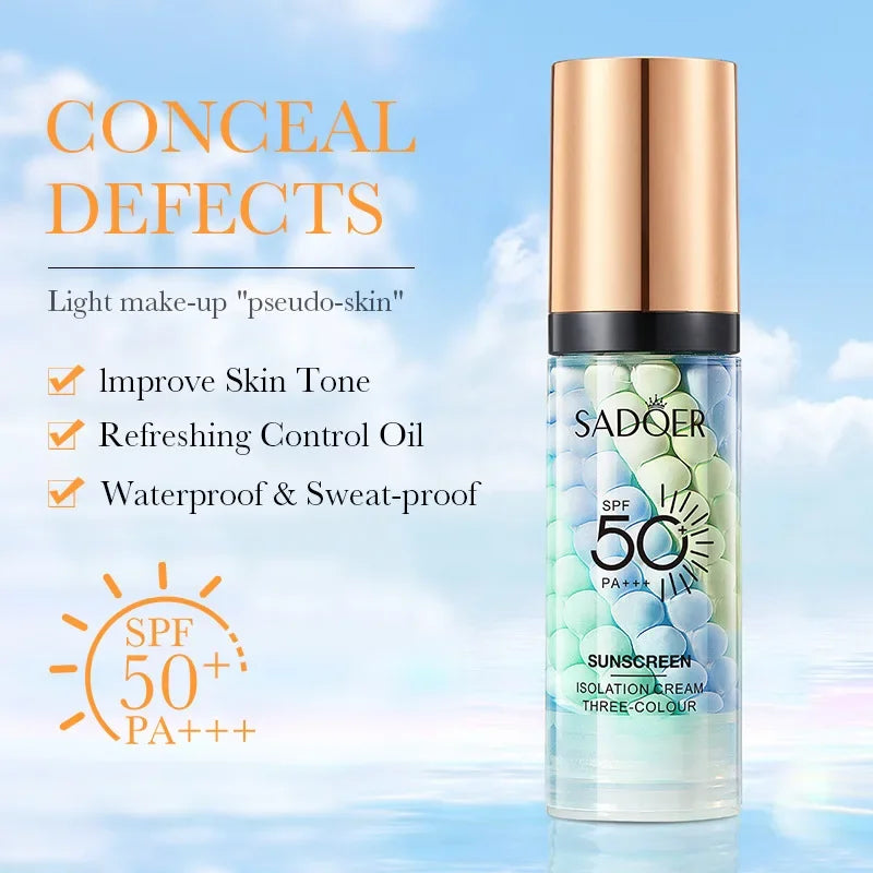 SADOER Moisturizing Sunscreen SPF 50+ Face Primer