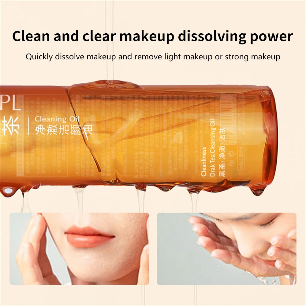 PIPL Black Tea Deep Gentle Full Face Sensitive Skin Makeup Remover Cleansing Oil