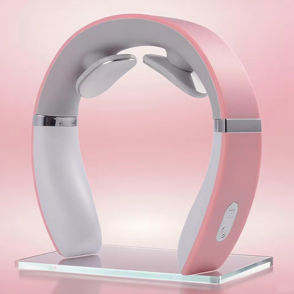 SEMIMESEI USB wiederaufladbares kabelloses Nackenstimulationsmassagegerät mit 3 Modi und 15 Intensitäten