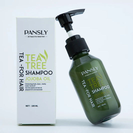 PANSLY Regenerierendes Jojoba-Teebaum-Haar- und Kopfhautbehandlungs-Wachstumsshampoo, 100 ml