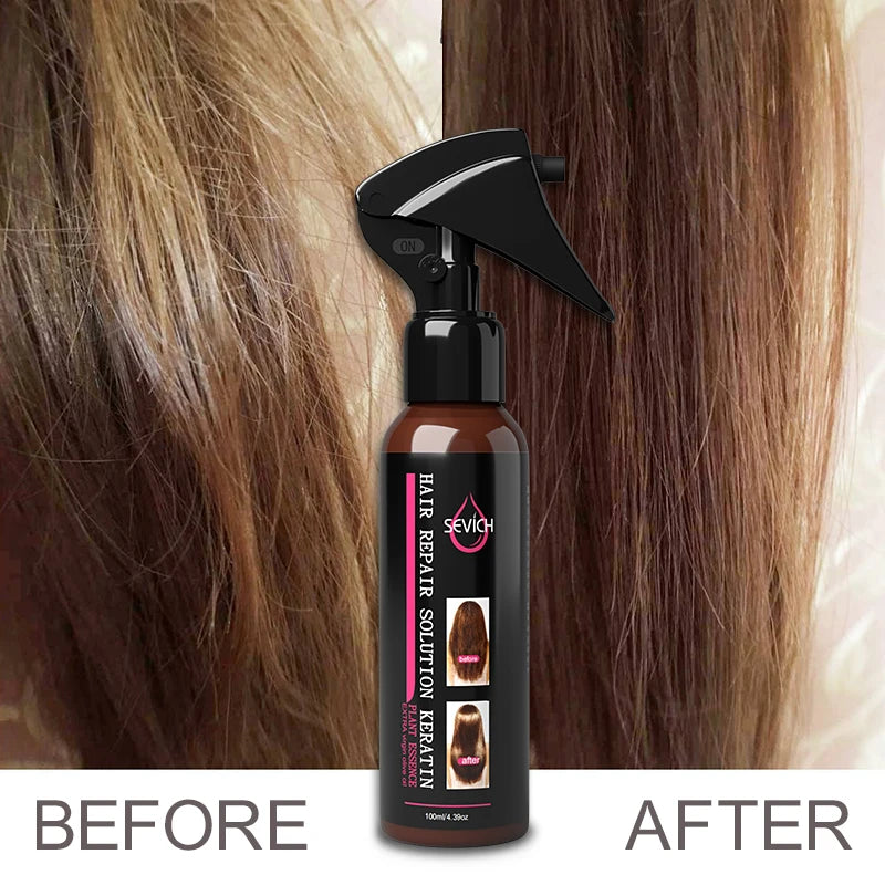 SEVICH Nourishing Smooth Anti Frizz Ironing Olive Oil Extract Keratin Hair Repair Spray 100 ml