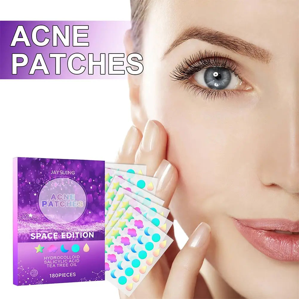 PANSLY Star Pimple Patches with Salicylic Acid & Tea Tree Oil (180 patches)