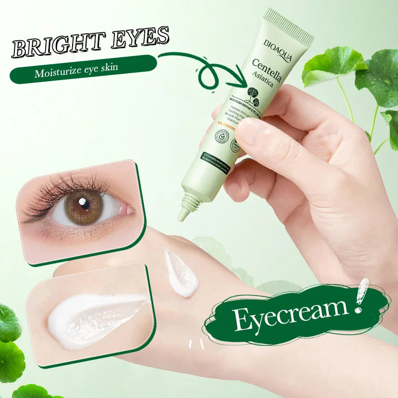 BIOAQUA Centella Eye Cream - Anti Dark Circles & Puffiness Moisturizing Eye Care