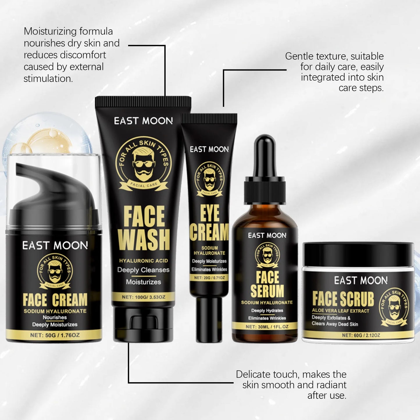 EAST MOON Men’s Facial Firming Set (260ml)