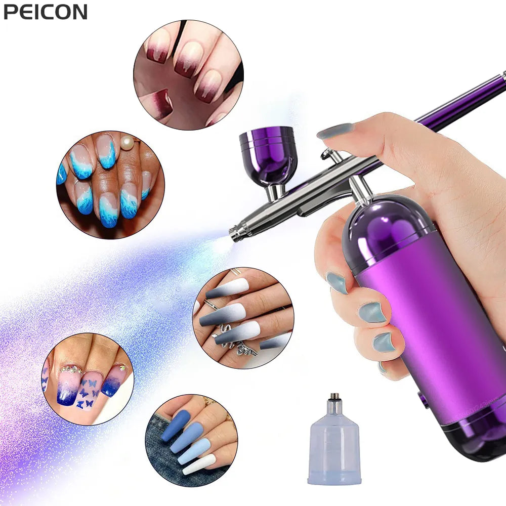 Tragbares Airbrush-Nagelset von PEICON