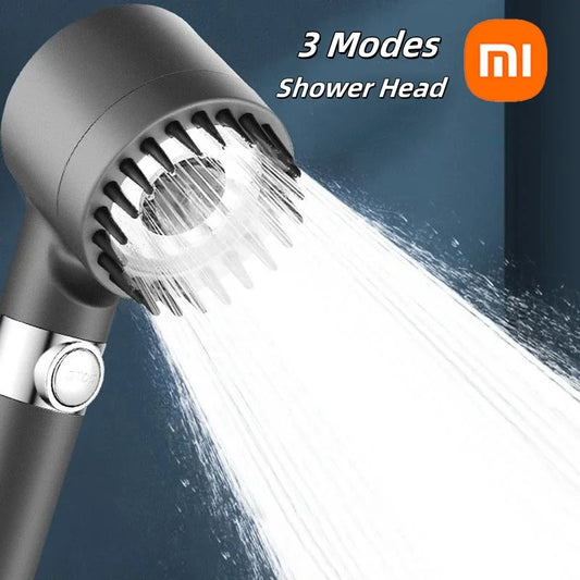 XIAOMI High Pressurized 3-Mode Shower Head with Massage Brush & Filter