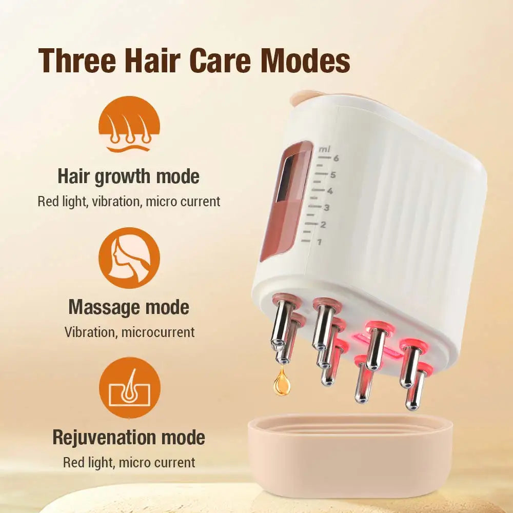 PASTSKY LED Scalp Massager with Microcurrent & Red Light Therapy