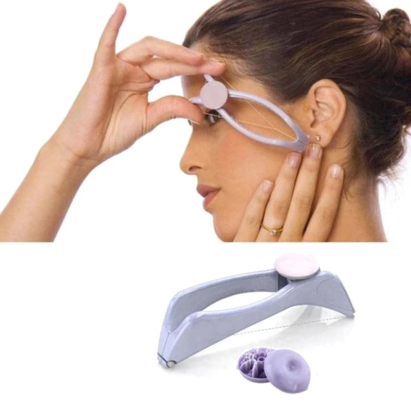 Mini Facial Hair Remover Spring - Compact Threading Epilator