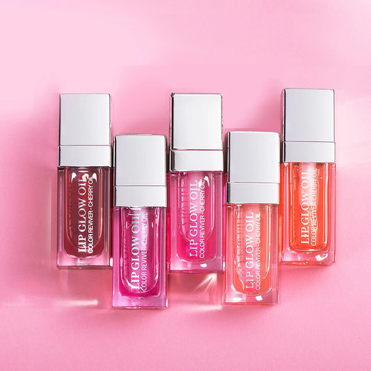 IBCCCNDC Hydrating Lip Glow Oil – Moisturizing & Plumping Tinted Gloss with Cherry Seed Oil (6ml)