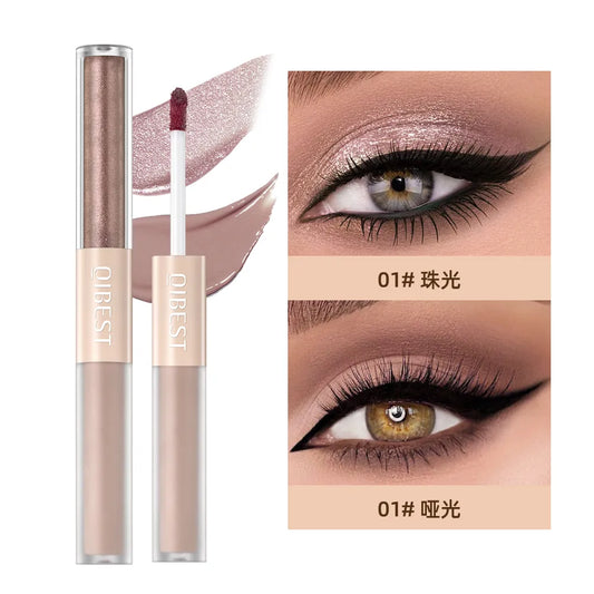 QIBEST Double-Head Glitter Eyeshadow