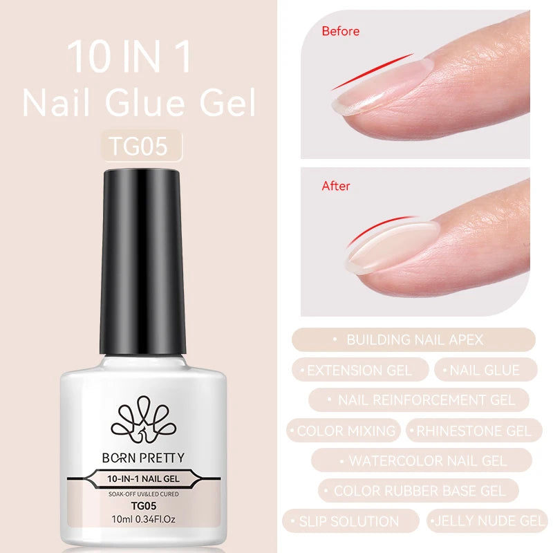 Gel colle à ongles 6 en 1 BORN PRETTY