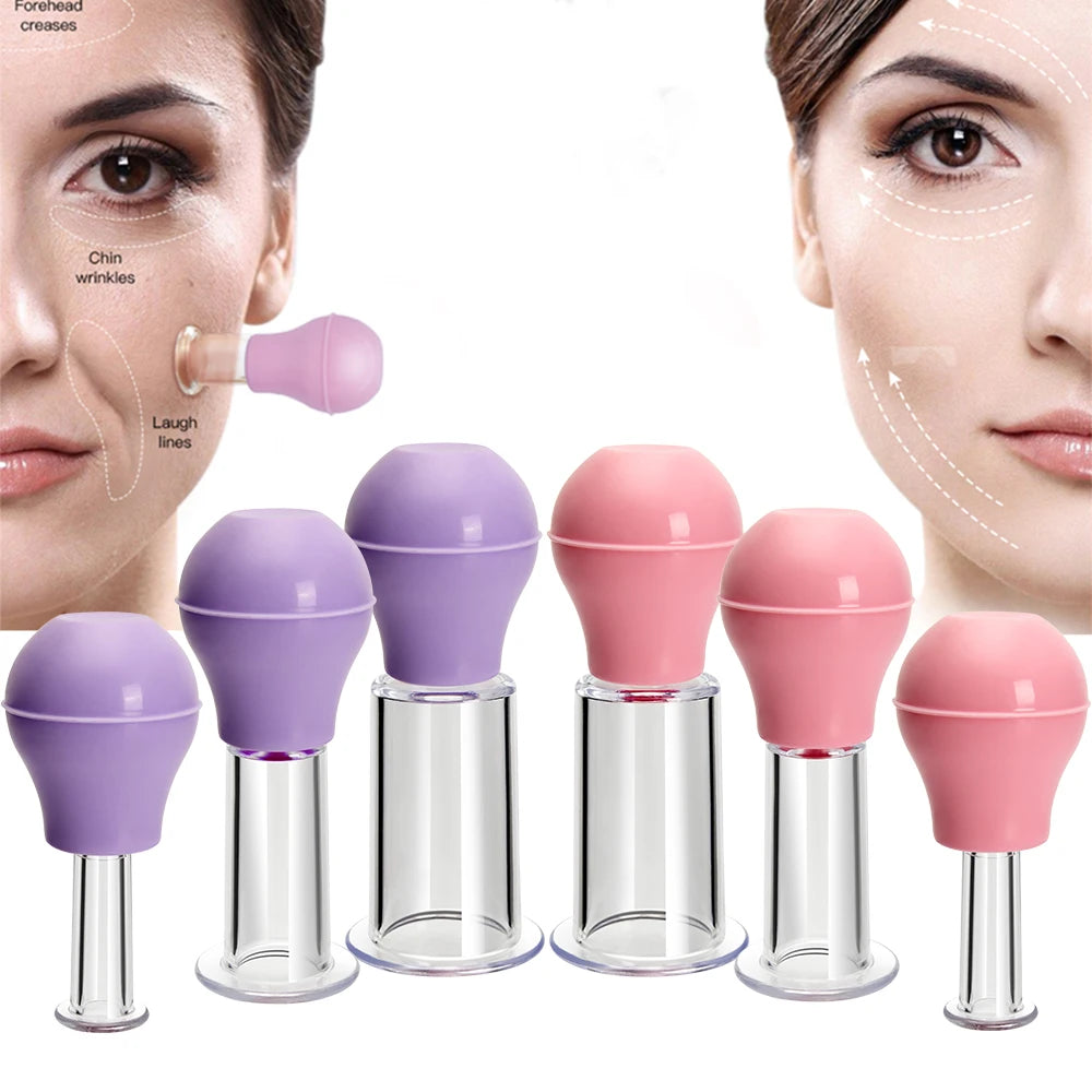 MERALL Facial and Body Massage Cupping Set - Anti-Cellulite Vacuum Therapy