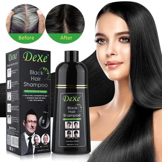 DEXE Herbal Ginseng Ingwer Black Dye Haarreparaturshampoo 200/400 ml