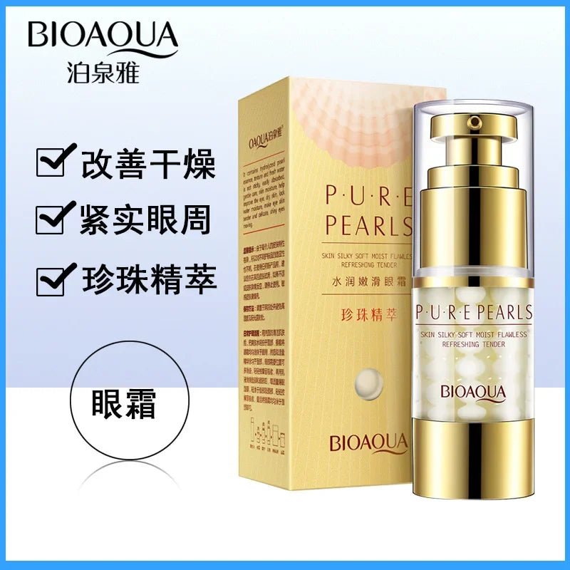 BIOAQUA Pearl Essence Eye Cream - Moisturizing Anti-Wrinkle Formula