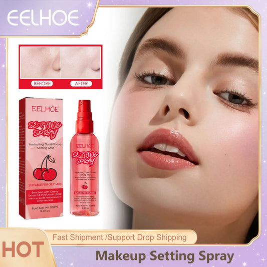 EELHOE Matte Finish Makeup Setting Spray - Long-Lasting, Oil-Control Formula