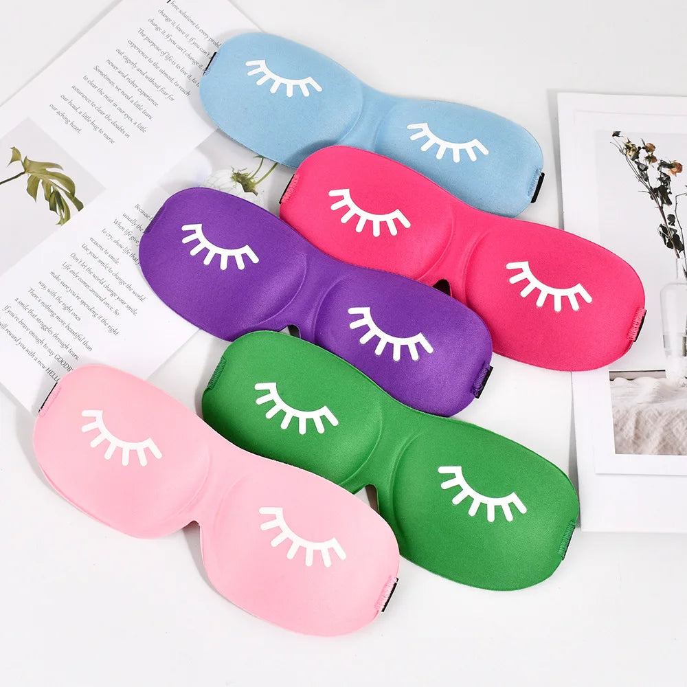 3D Sleep Mask with Eyelash-Friendly Design