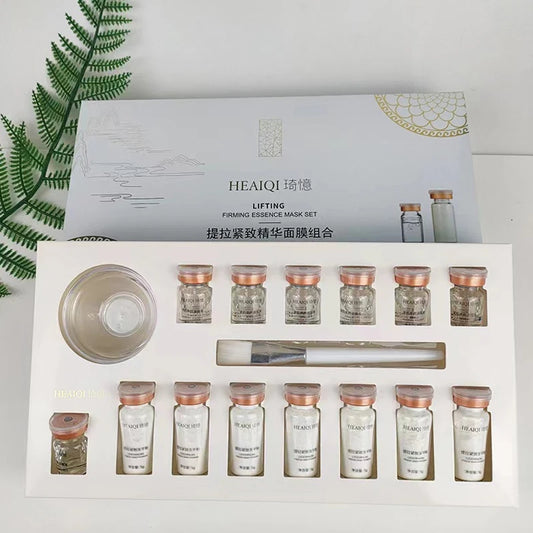 HEAIQI Korean Collagen and Hyaluronic Acid Face Mask - Firming, Lifting, and Brightening Skincare