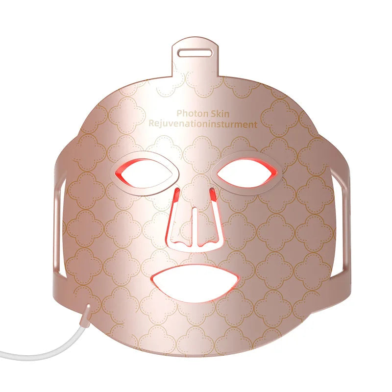 YUKUI 4-in-1 LED Light Therapy Silicone Face Mask