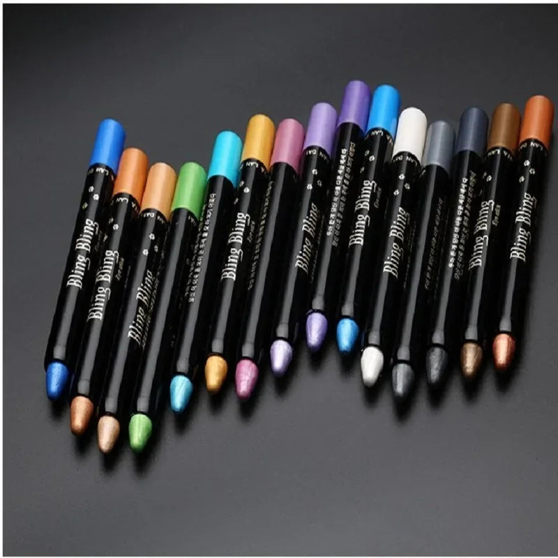BLING BLING 2-in-1 Waterproof Pearlescent Eyeshadow Eyeliner Pencil