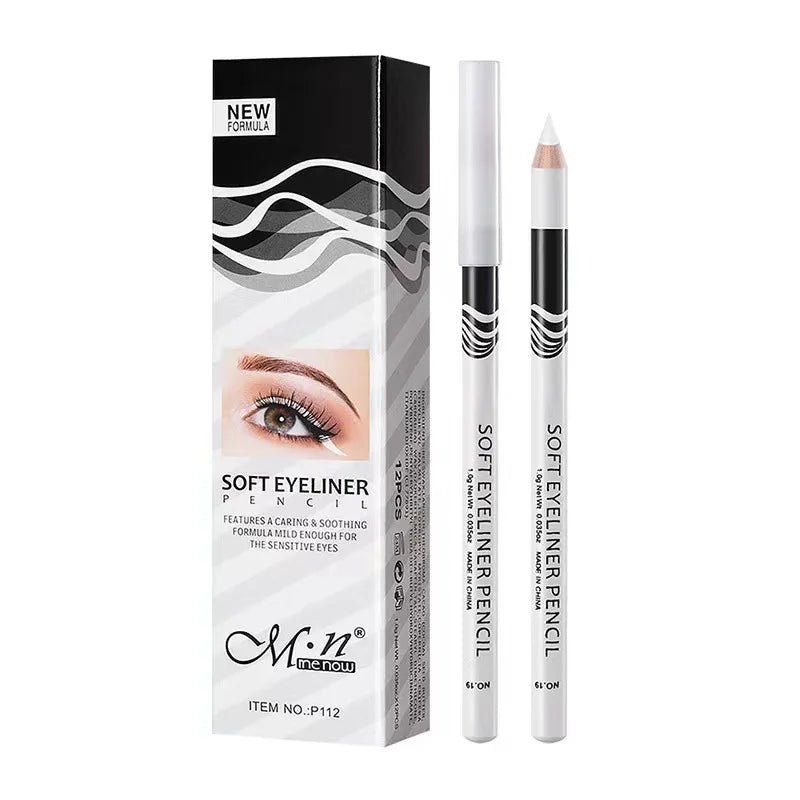 MENOW 5-Piece White Eyebrow & Eyeliner Pencil Set