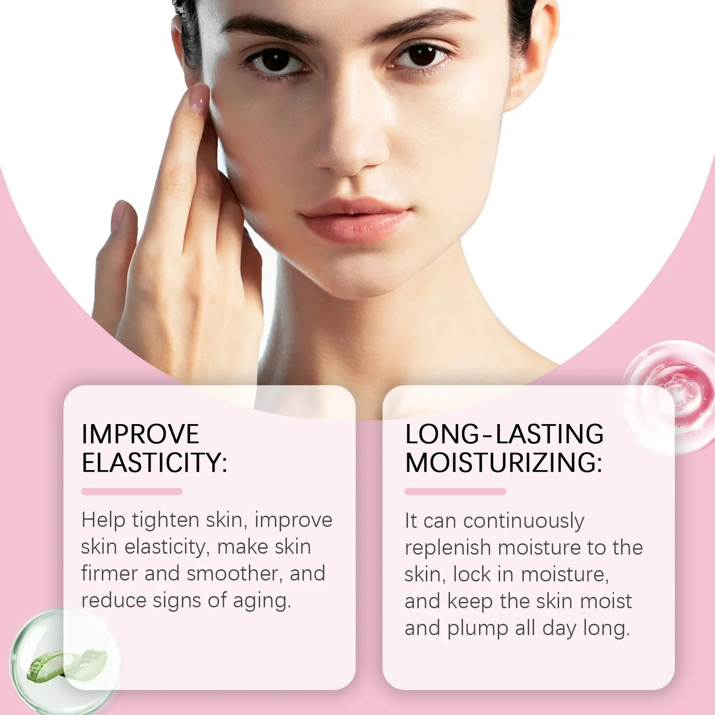 Collagen Face Mask Anti Aging Firming Moisturizing Refreshing Shrink Pore Brightening Overnight Mask Hyaluronic Acid Facial Mask
