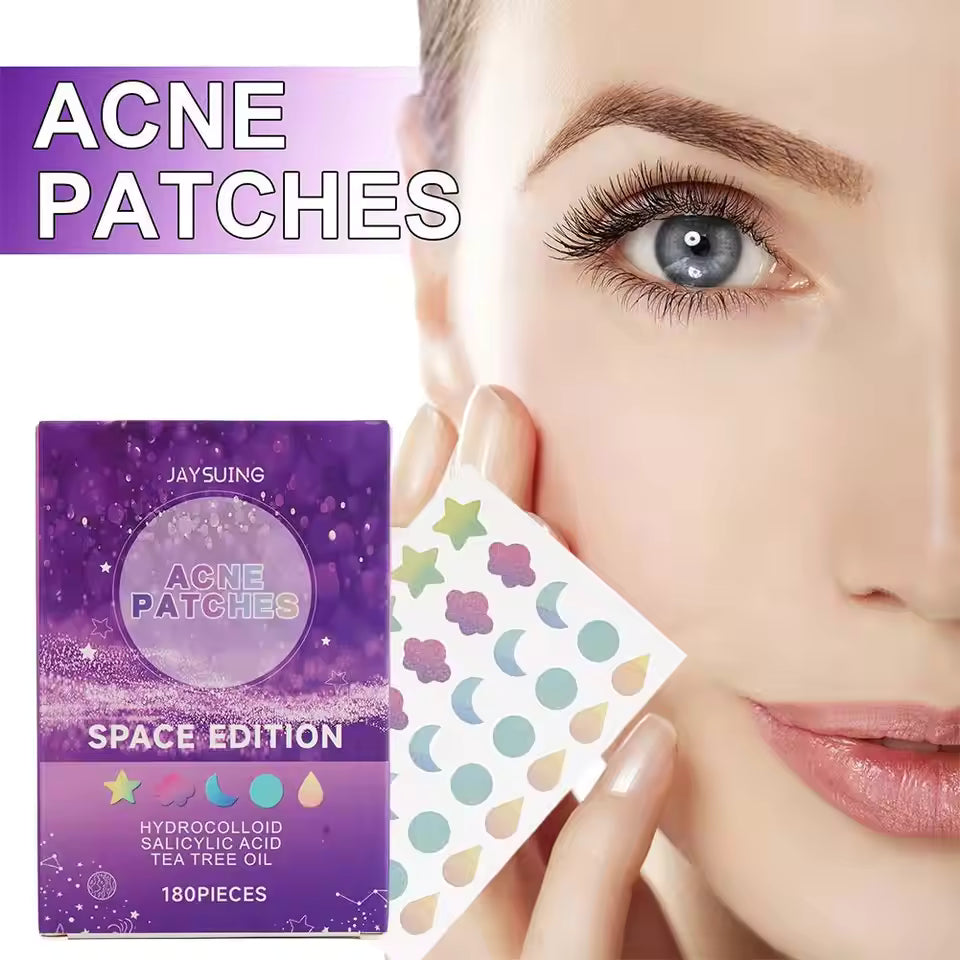 Patchs anti-boutons PANSLY Star avec acide salicylique et huile d'arbre à thé (180 patchs)
