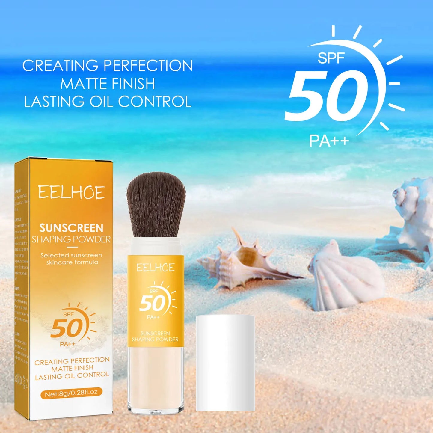 EELHOE SPF50 Sunscreen Loose Powder: Ultimate Sun Protection and Skin Perfection