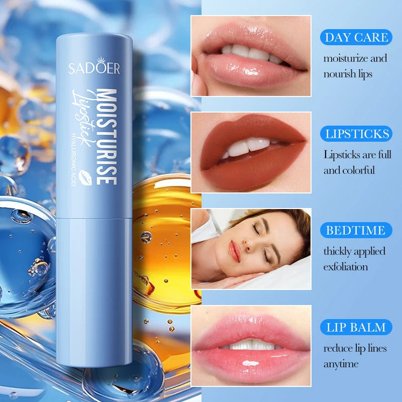 SADOER Hyaluronic Acid Lip Balm - Whitening and Moisturizing Treatment