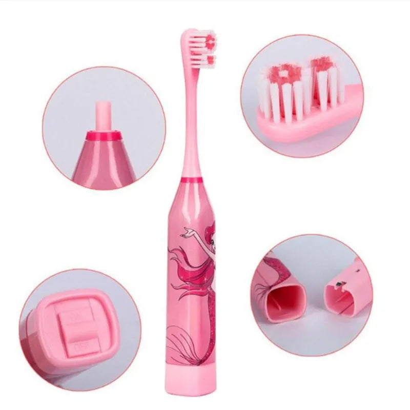 Kids Cartoon Electric Toothbrush