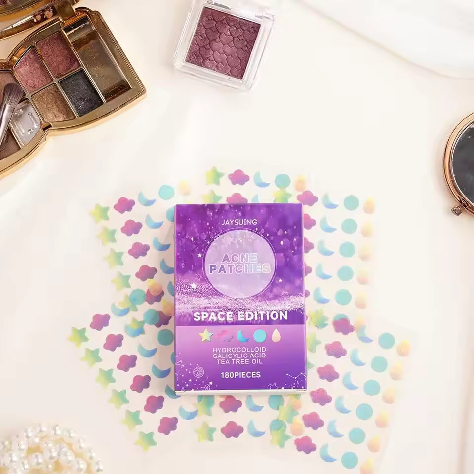 Patchs anti-boutons PANSLY Star avec acide salicylique et huile d'arbre à thé (180 patchs)