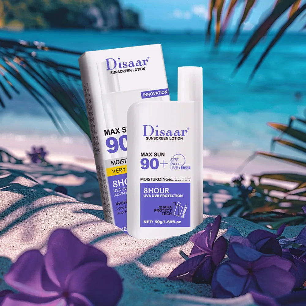 DISAAR Strong Long Lasting Moisturizing SPF +90 Sunscreen Protection Cream Lotion 50 ml