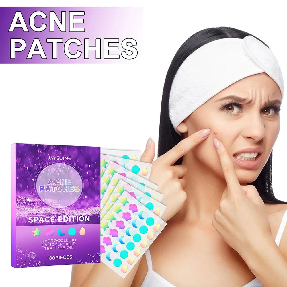 PANSLY Star Pimple Patches with Salicylic Acid & Tea Tree Oil (180 patches)