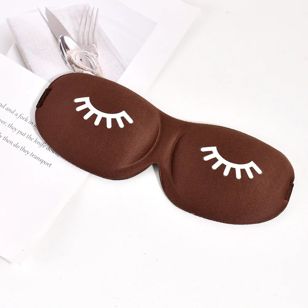 3D Sleep Mask with Eyelash-Friendly Design