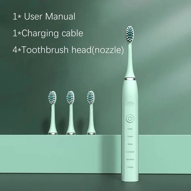 Brosse à dents électrique à ultrasons IPX7