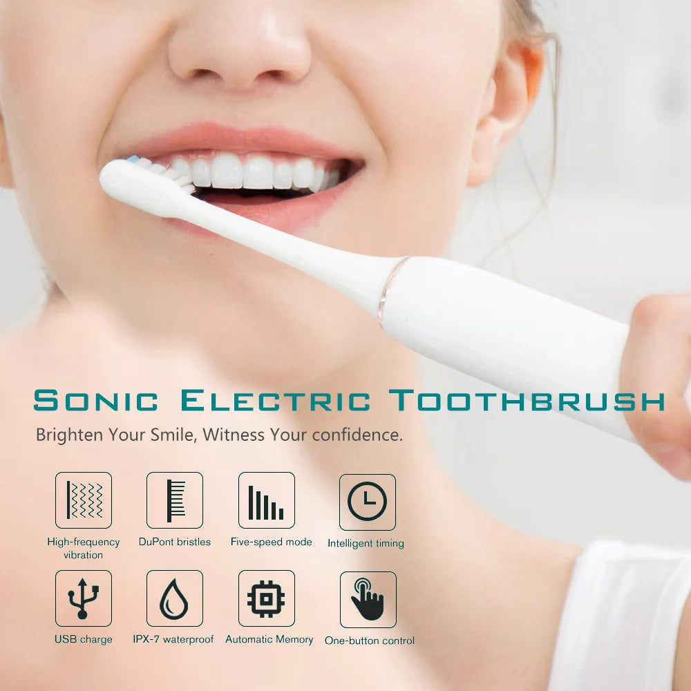 Sonic Electric Toothbrush IPX7
