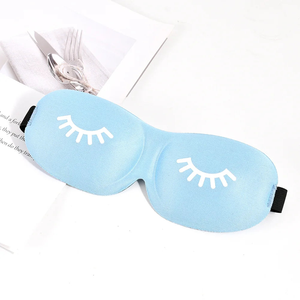 3D Sleep Mask with Eyelash-Friendly Design