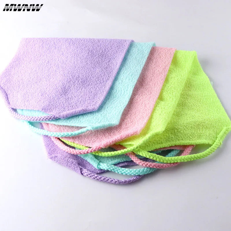 High Elasticity Frosted Shower Towel - Exfoliating & Massage Bath Tool