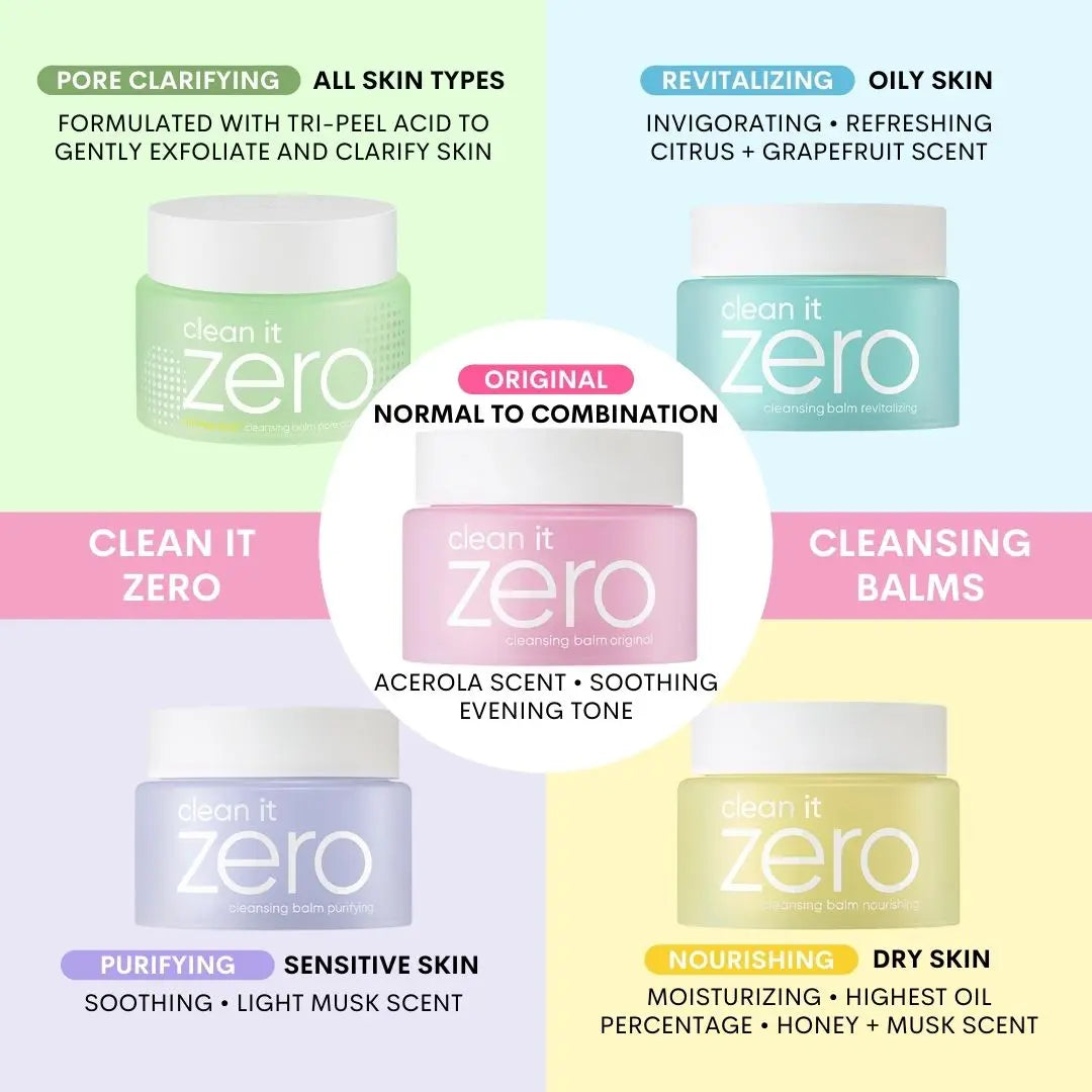 BANILA CO Clean It Zero Facial Korean Cosmetics Makeup Remover Cleansing Balm