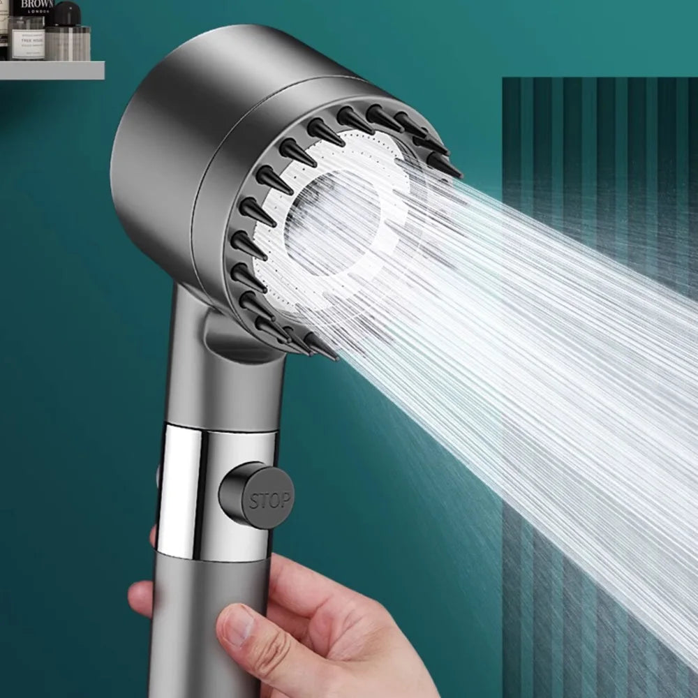 XIAOMI High Pressurized 3-Mode Shower Head with Massage Brush & Filter