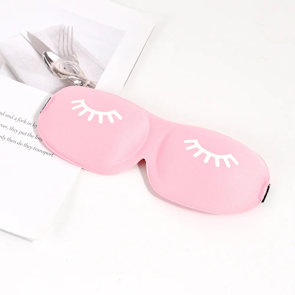 3D Sleep Mask with Eyelash-Friendly Design