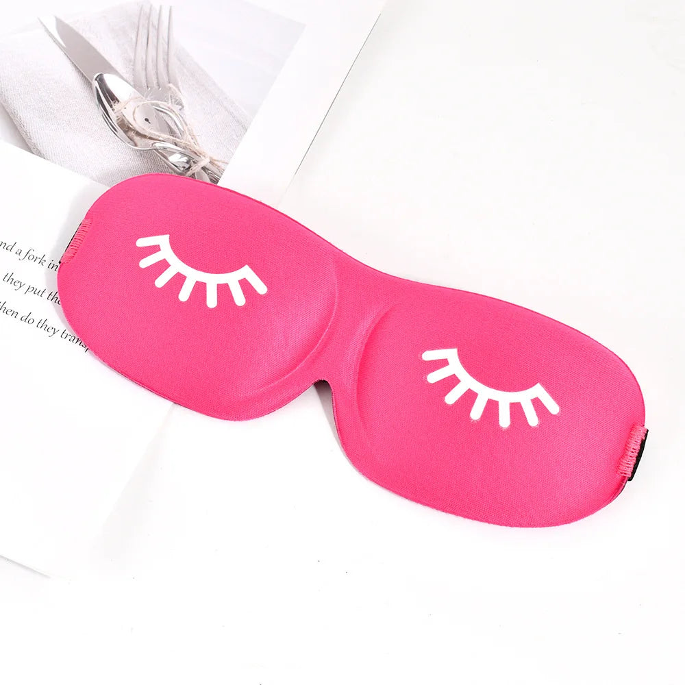 3D Sleep Mask with Eyelash-Friendly Design