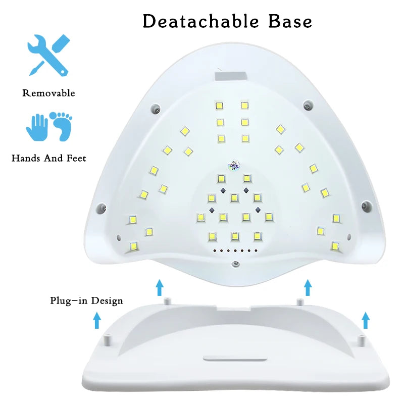 Lampe UV LED pour sèche-ongles à détection de mouvement SUN X5