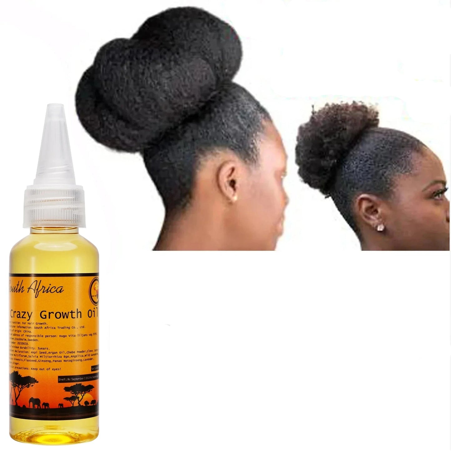 MAMAAFRICA Moisturising Anti Hair Break Crazy Fast Growth Oil 50 ml