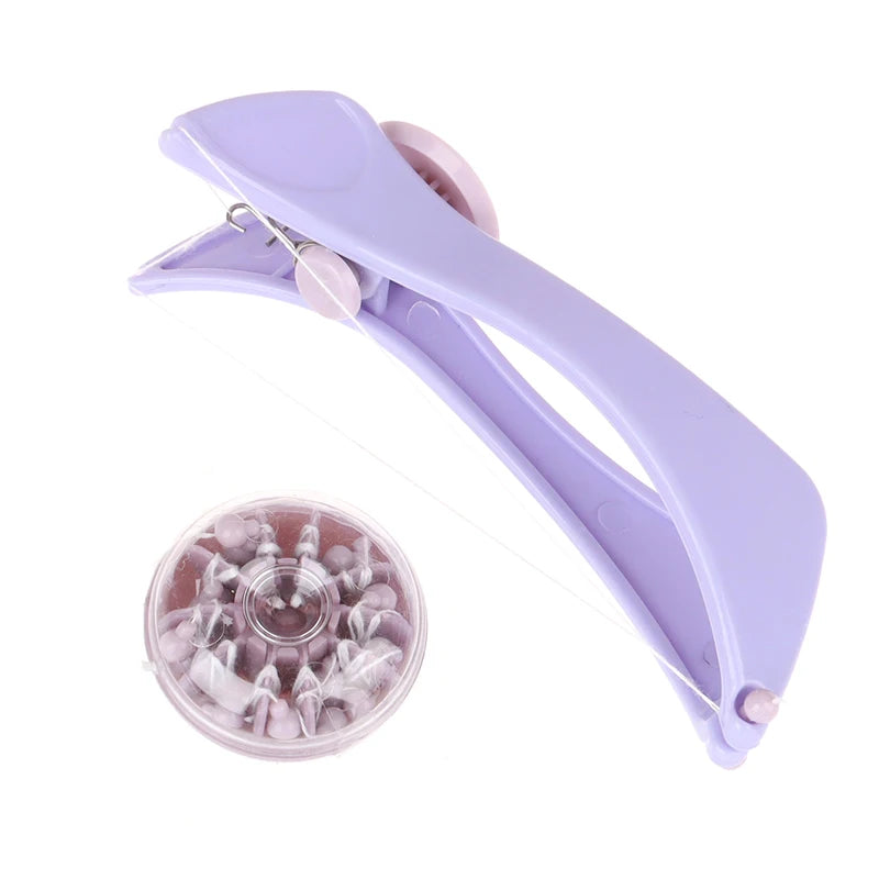 Mini Facial Hair Remover Spring - Compact Threading Epilator