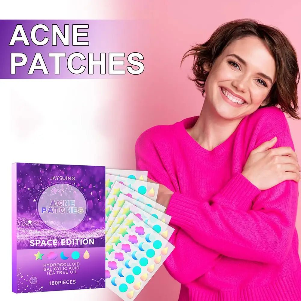 PANSLY Star Pimple Patches with Salicylic Acid & Tea Tree Oil (180 patches)