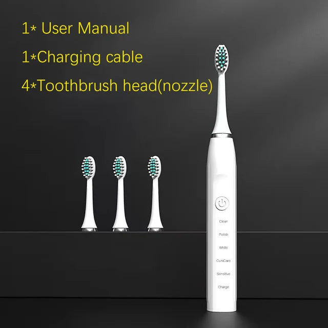 Brosse à dents électrique à ultrasons IPX7