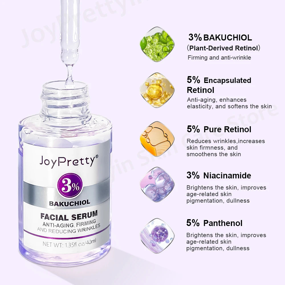 JOYPRETTY Plant Retinol Face Serum: Advanced Anti-Aging Formula - 40ml