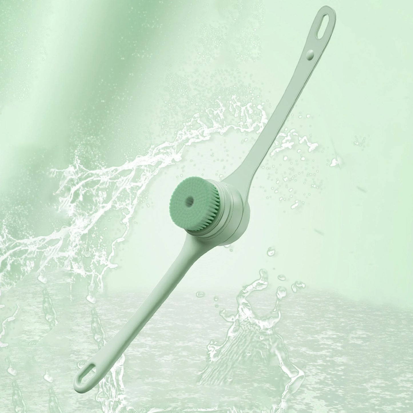 Ensemble brosse de douche électrique et machine exfoliante