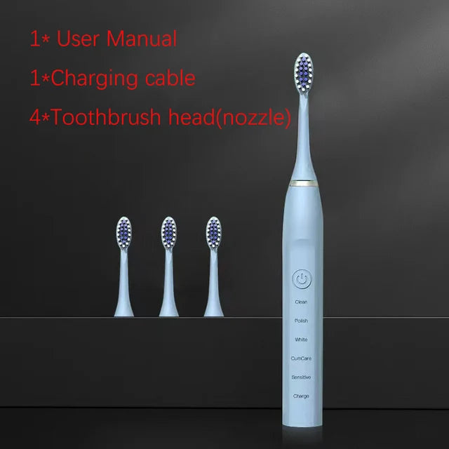 Brosse à dents électrique à ultrasons IPX7